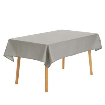 Unique Bargains Rectangle Wrinkle-Resistant Washable Polyester Linen Table Cover 1 Pc