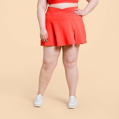 Blogilates Women's Criss Cross Slit High-Rise Skort