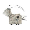 Bernd Transitional Comfy wingback Manual Swivel Glider Recliner with Built-in S-spring and Metal Base | KARAT HOME - 4 of 4