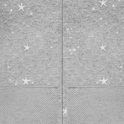 Gray Melange with Stars