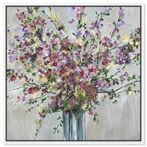 Art Remedy Blooming Vase Chic Farmhouse Wall Art Framed - 1 of 4