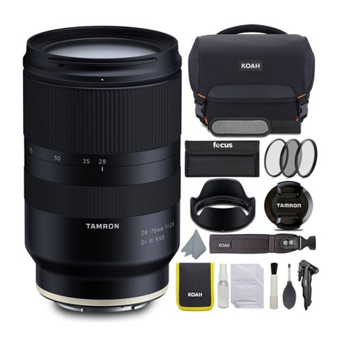 Tamron Di III RXD 28-75mm f/2.8 Lens for Sony E-Mount Bundle