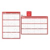 Erasable Wall Calendar, 24 x 36, White/Red Sheets, 12-Month (Jan to Dec): 2026 - 2 of 4