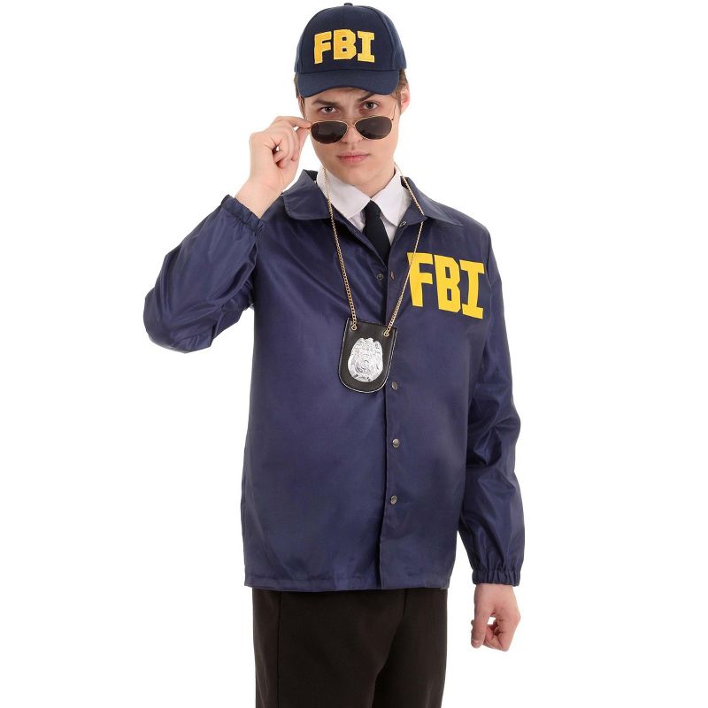 HalloweenCostumes.com Adult FBI Costume, 4 of 5