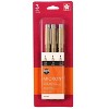Sakura Pigma Micron Pen Fineliner Black Ink 3/Bundle (SAK50057-3) - 2 of 3