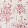 C&F Home Nelly Red Toile Cotton Valance Window Treatment Set Of 2 - 2 of 4