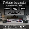 AULA F75 81-Key Wireless Hot Swappable Mechanical Gaming Keyboard, RGB, Knob, 4000 mAH Battery, Normal/ Patterned Keycap - 3 of 4
