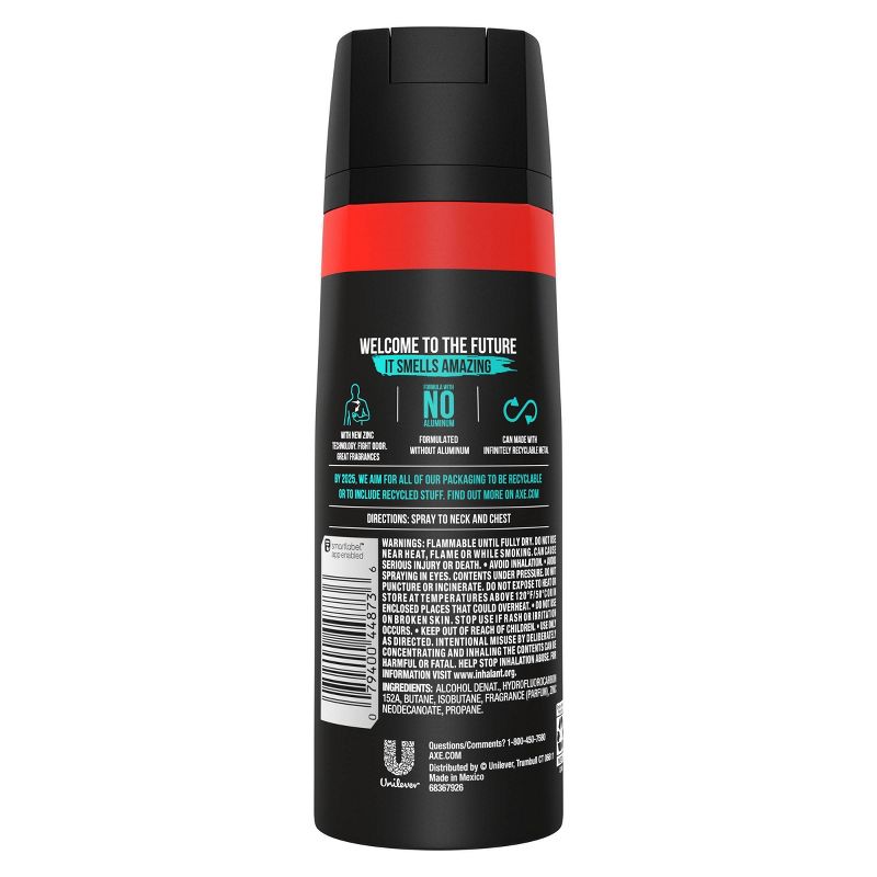 Axe Apollo All-Day Fresh Deodorant Body Spray - 5.1oz, 4 of 12