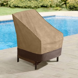 BrylaneHome Outdoor High Back Chair Cover - 1 of 1