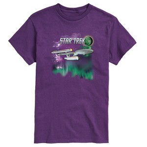 Men's - Star Trek - Enterprise Northern Lights Short Sleeve Graphic T-Shirt - 1 of 4