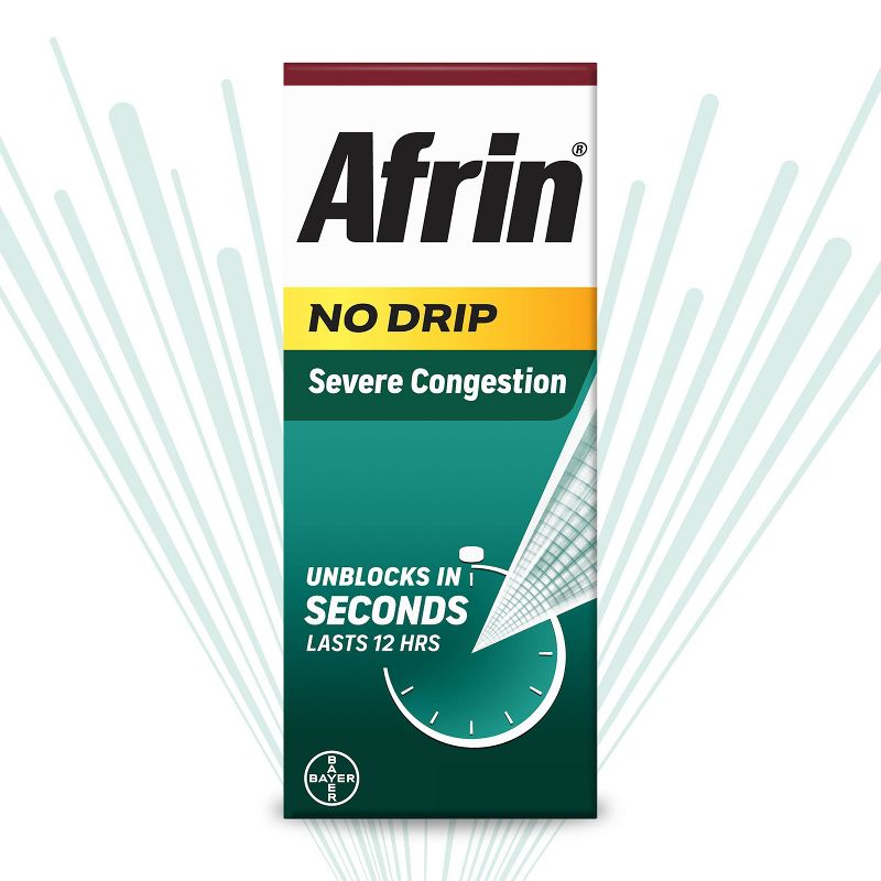 Afrin Nasal Spray No Drip Severe Congestion Relief, 3 of 12