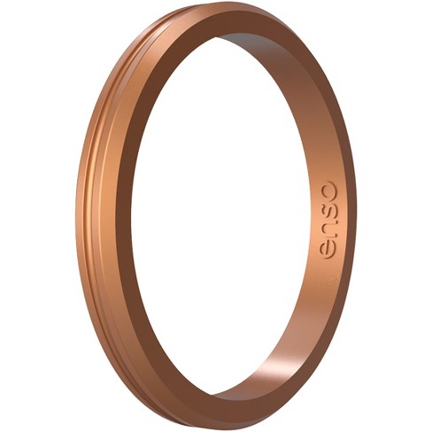 Enso Rings Thin Elements Series Silicone Ring - Copper - 6