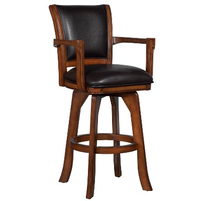 30" Parkview Swivel Barstool Wood Composite/Brown - Hillsdale Furniture