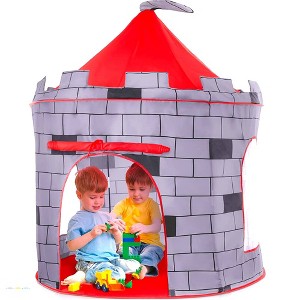 Kids Play Tent Knight Castle Portable Fordable Camper Tent for Outdoor and Indoor Use - Play22Usa - 1 of 4