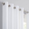 105"x52" Eclipse Aurelia Velvet Room Darkening Grommet Noise Reduction Window Curtain - 3 of 4