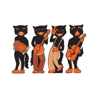 Beistle 17" Scat Cat Band Cutouts; 8/Pack 01180