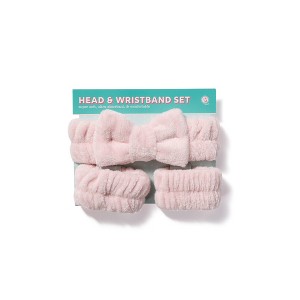 Vivitar Spa Hair Band Set Pink - 1 of 4