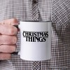 Eerie Christmas Things Vintage Mug, Handcrafted Retro Horror Gift | OrnamentallyYou - 3 of 4