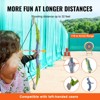 VEVOR Bow and Arrow Set for Kids,2 Pack Archery Set with 20 Suction Cup Arrows,2 Hanging Targets,2 Quivers,Outdoor for Boy & Girl 6 7 8 9 10+ Year Old - 4 of 4