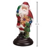 Old World Christmas Santa's Bright-Eyed Buddy Glass Night Light Figurine, 10.5in - 2 of 3