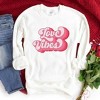 Simply Sage Market Women's Graphic Sweatshirt Retro Love Vibes - 3 of 4