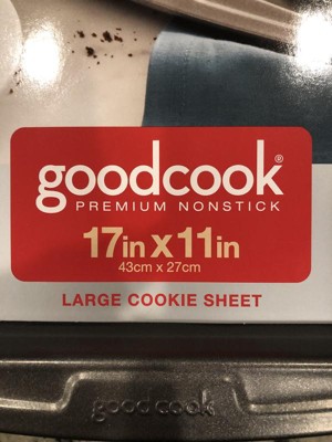 Goodcook 11x17 Nonstick Steel Cookie Sheet Gray : Target