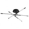 Oxygen Lighting Palillos 6 - Light Flush Mount in  Black - 3 of 3
