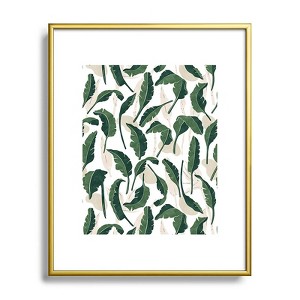 Marta Barragan Camarasa Simple tropical nature G Metal Framed Art Print - Deny Desings - 1 of 3