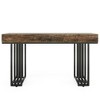 Resenkos Entryway Table, Console Sofa Table,55-inch Console Table, Modern Entryway Table with Metal Legs,Rustic - 3 of 4