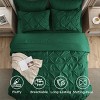 Bedsure Comforter Set – Solid Diamond Pintuck Design Bedding, Elegant and Soft Bed in a Bag for All Seasons - 4 of 4