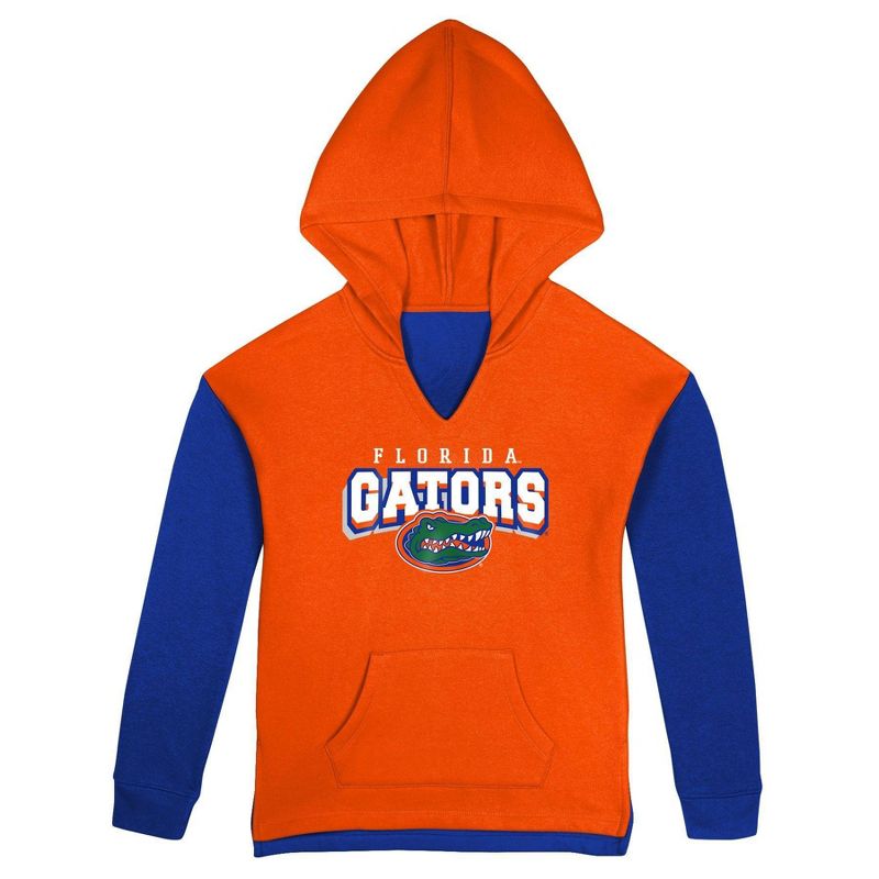 NCAA Florida Gators Girls&#39; Hooded Sweatshirt - S, 2 of 4