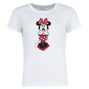 Jerry Leigh Women's  Disney Minnie Crewneck Short Sleeve Tee - 1 of 4