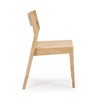 Plank+Beam Modern Dining Chair Set of 4, Solid Wood Chairs for Kitchen, Office, Living Room - 3 of 4