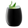 Smarty Had A Party 12 oz. Black Elegant Stemless Plastic Wine Glasses - 64 pcs - 2 of 4