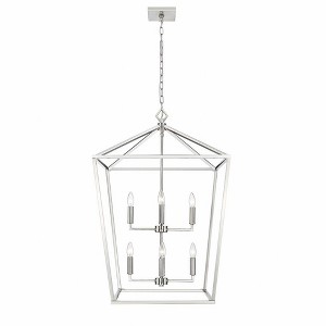 Millennium Lighting 8 - Light Pendant in  Satin Nickel - 1 of 2