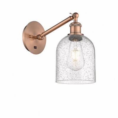 Bella - 1 Light Arm Adjusts Up and Down Wall Sconce In Industrial Style-9.5 Inches Tall and 5.5 Inches Wide