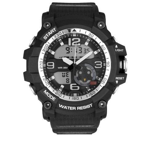 Men's Casio Analog And Digital Bracelet Watch - Black (aw80d-1av) : Target