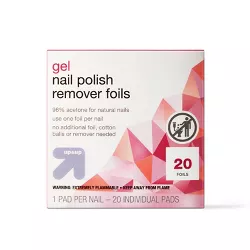 Gel Nail Polish Remover Pads - 20ct - up & up™