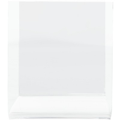 Clear Acrylic C-Form Modern Accent Table