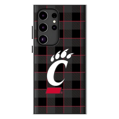 Keyscaper NCAA Big 12 Universities Plaid MagSafe Compatible Cell Phone Case for Samsung Galaxy