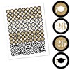 Big Dot of Happiness 2026 Gold Graduation Party Round Candy Sticker Favors - Labels Fits Chocolate Candy (1 sheet of 108) - 2 of 4