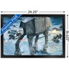 Trends International Star Wars: Hoth - AT-AT Battle Framed Wall Poster Prints - 3 of 4