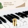Costway 88-Key Folding Electric Piano Keyboard Semi Weighted Full Size MIDI Toy - 4 of 4