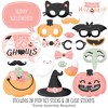 Big Dot of Happiness Pastel Halloween - Pink Pumpkin Party Photo Booth Props Kit - 20 Count - 2 of 4