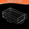 Unique Bargains Square Cube Clear Acrylic Box with Lid for Candy Tiny Jewelry Display - 2 of 4