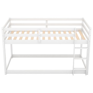 Cesicia Twin over Twin Bunk Bed with Ladder - 1 of 4