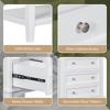 Mshliw 24" Bathroom Vanity with Ceramic Sink, Solid Wood Frame, Freestanding Cabinet with Drawer & Open Shelf for Storage - 4 of 4