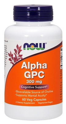 Alpha GPC 300 mg by Now Foods  -  60 VegCap