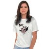 Halloween Bat Out of Hell Spooky Graphic T Shirt Men or Women Brisco Brands Black X - 3 of 4