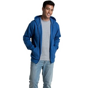 Fruit Of The Loom Mens Eversoft Fleece Extended Sizes Full Zip Hoodie - 1 of 2